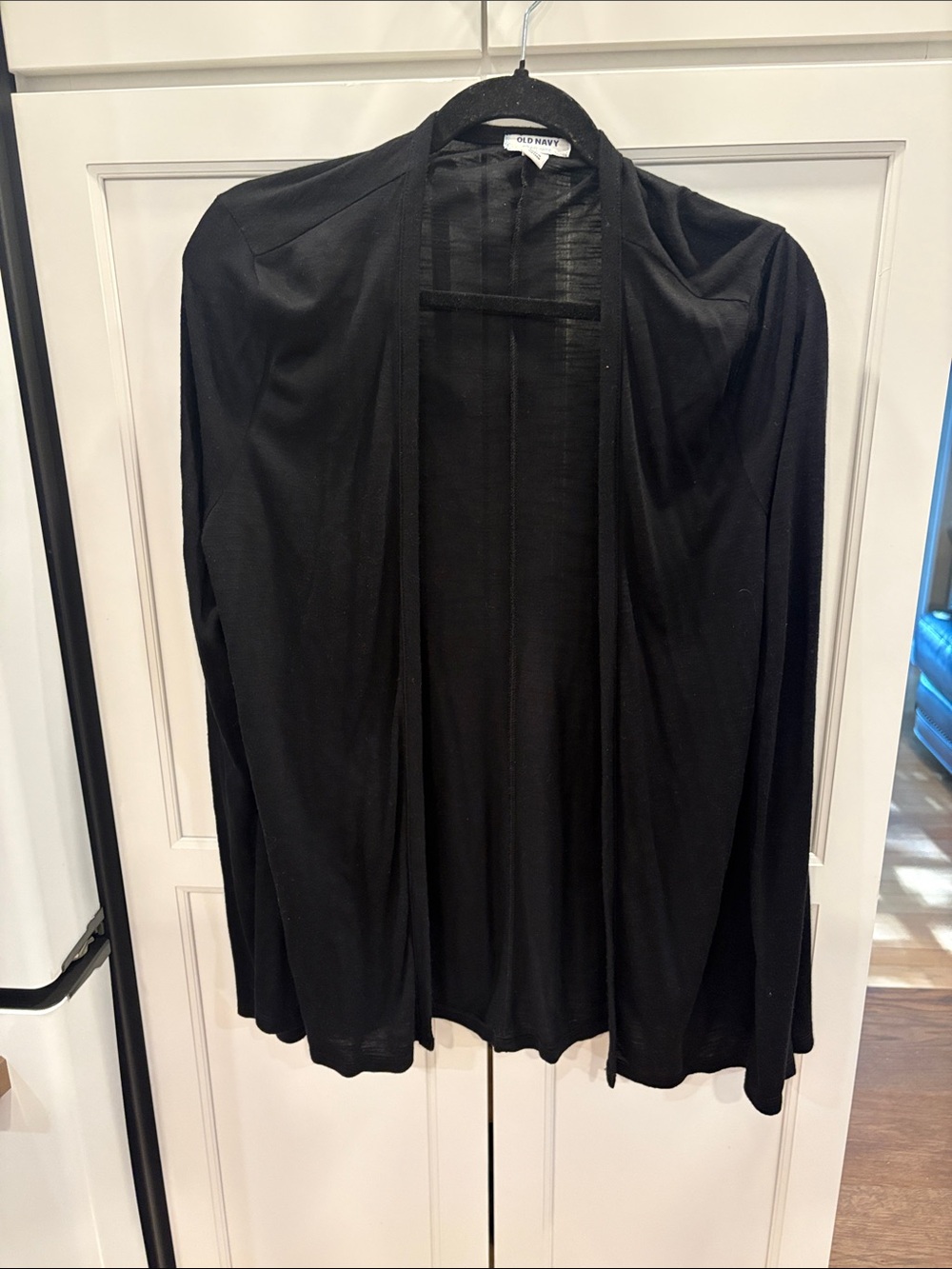 Old Navy Black Open Front Lightweight Cardigan